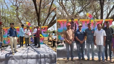 In Satara, Gulmohar Day celebrated on 1st may with various programs throughout the da