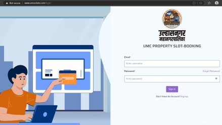 community halls and function halls can also be booked with one click; registration can be done through the website Initiative by Ulhasnagar Municipal Corporation