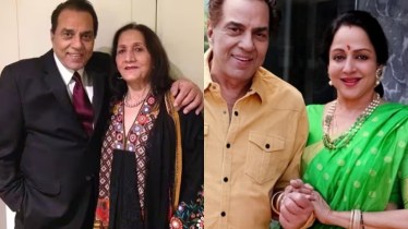 hema malini with his 2 wives