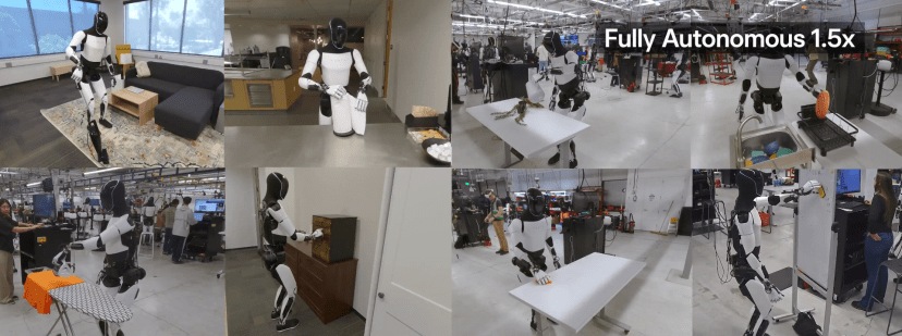 Tesla Optimus Humanoid Robot Doing Household Chore