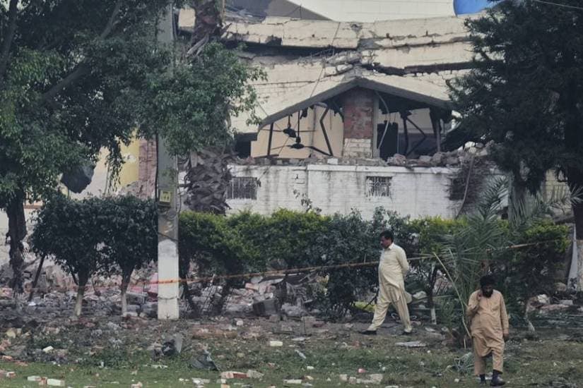 Pakistan first photos of Air Strike