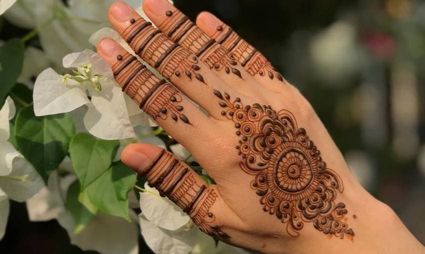 Mehndi design for bride