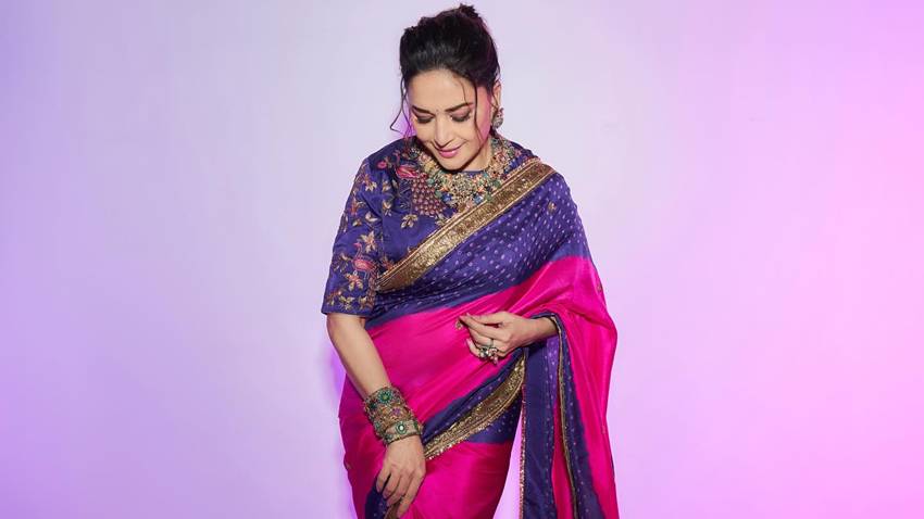 Madhuri Dixit Stylish hair look