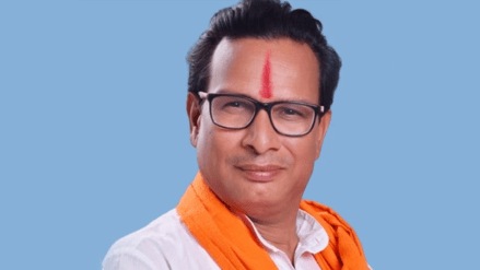 MLA Kiran Lahamte survived a road accident akole