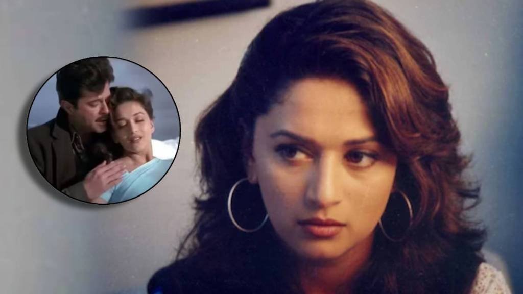 madhuri dixit started crying shouting on this movie set