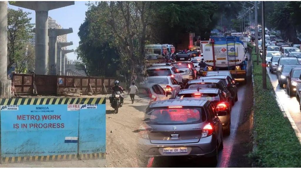 thane ghodbunder Road remain closed at night due to metro work