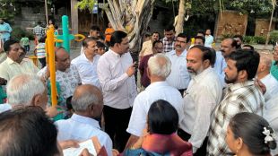 Pimpri Chinchwad MLA Jagtap Expressing dissatisfaction with the work of the Parks Department