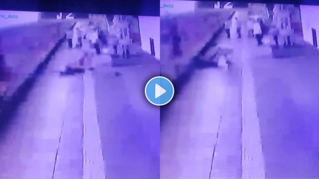 mumbai LTT rpf constable saves passenger life cctv vidio