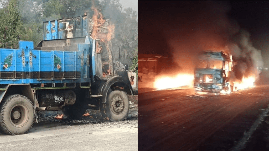 heavy vehicles carry flammable materials and dangerous gases on Mumbai-Ahmedabad National Highway there is no fire engine available on important route