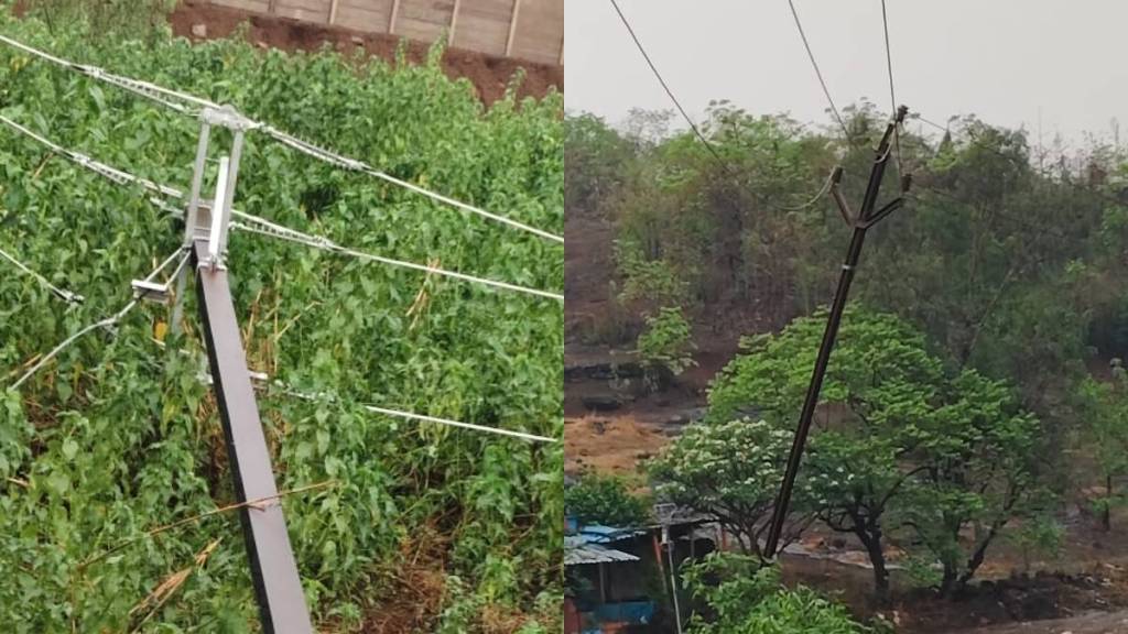 Many villages in the Saphale area including Vikramgad tehsil had power outages for about 40 hours Many villages in the Saphale area including Vikramgad tehsil had power outages for about 40 hours