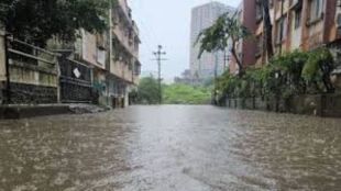 rain water on road
