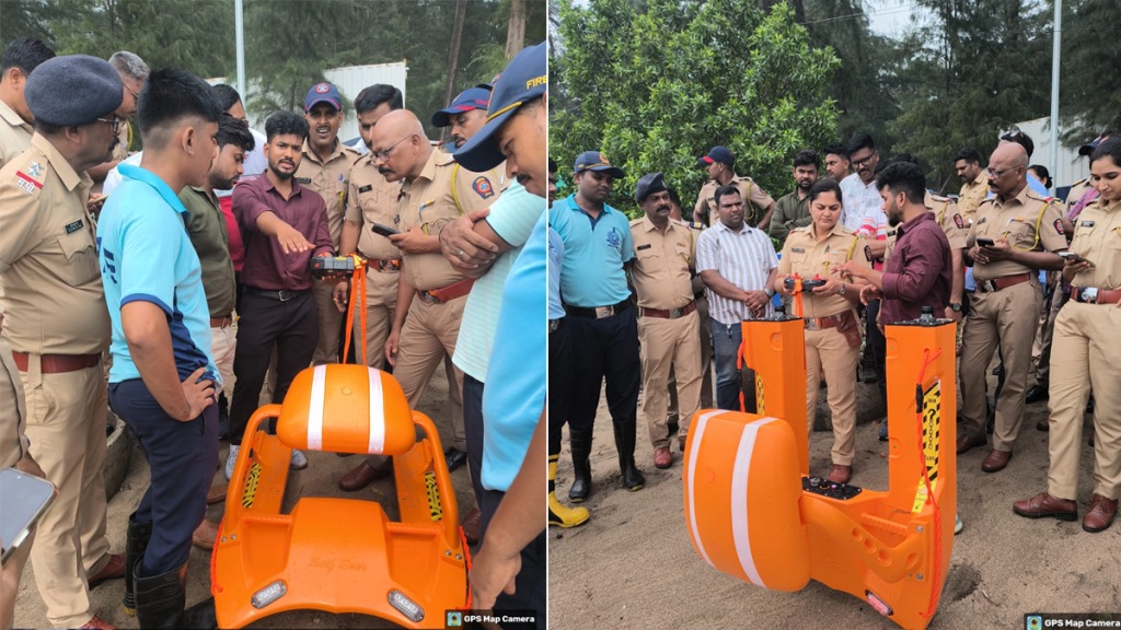 Robotic boat will save drowning people; ten robotic boats distributed in palghar Robotic boat will save drowning people; ten robotic boats distributed in palghar