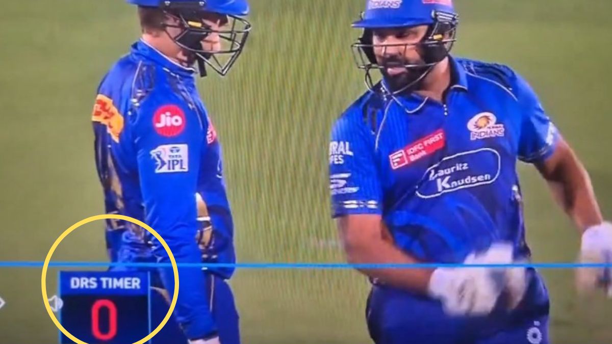 Rohit Sharma DRS: रोहित शर्माने वेळ निघून गेल्यानंतर डीआरएस घेतला? मैदानात नेमकं काय घडलं?