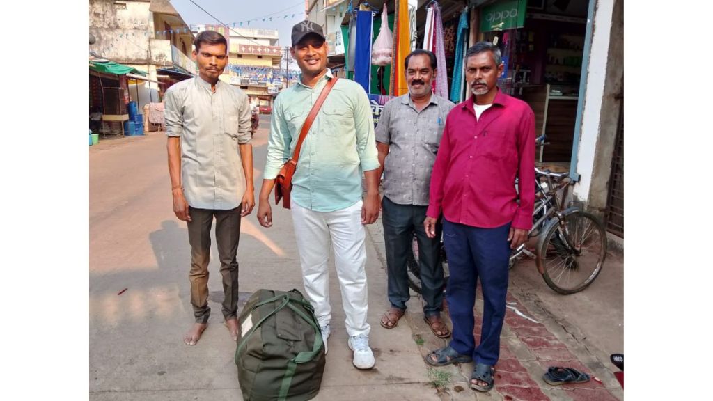 gondiya soldier returning Duty first then the wedding ceremony