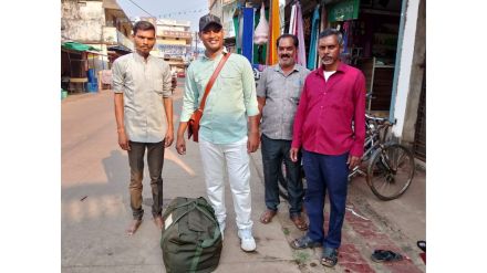 gondiya soldier returning Duty first then the wedding ceremony
