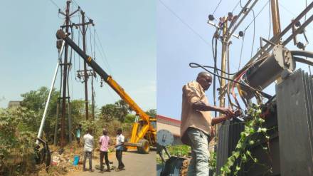 Unseasonal rains accompanied by strong winds disrupted power supply in most parts of Palghar district
