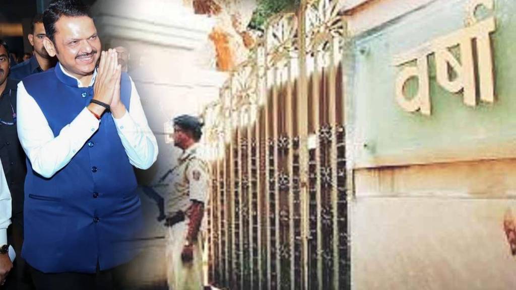 Devendra Fadnavis shifted on Varsha bungalow on Akshaya Tritiya event Devendra Fadnavis shifted on Varsha bungalow on Akshaya Tritiya event