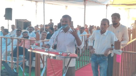 Villagers strongly oppose the steel plant and power project