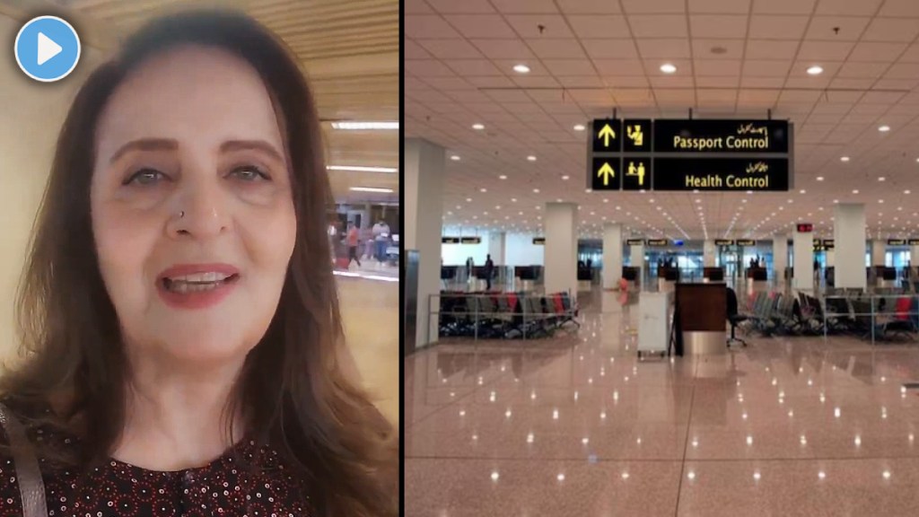 water shortage at karachi international airport pakistani actress hina bayat video