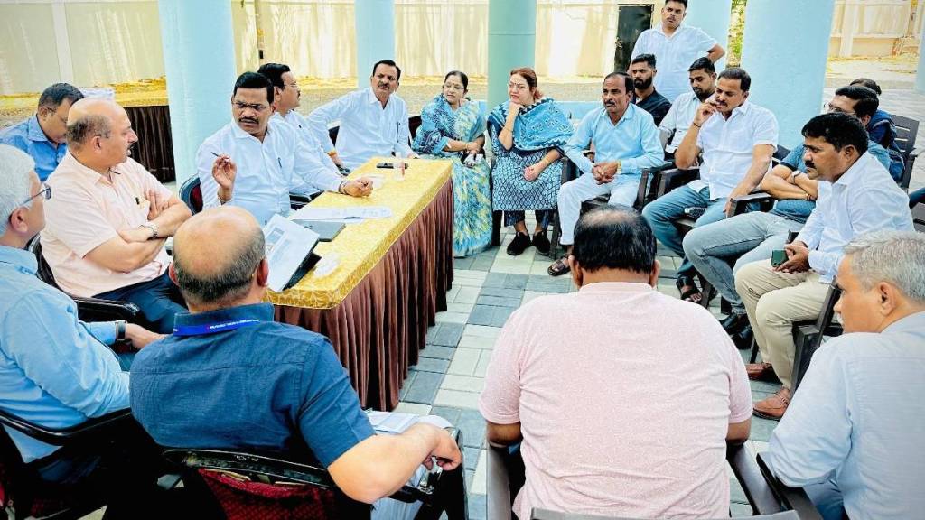 MLA Shankar Jagtap directed Pimpri-Chinchwad Municipal Corporation administration water shortage