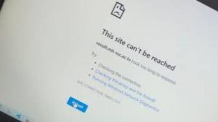11 th admissions website crashes on first day