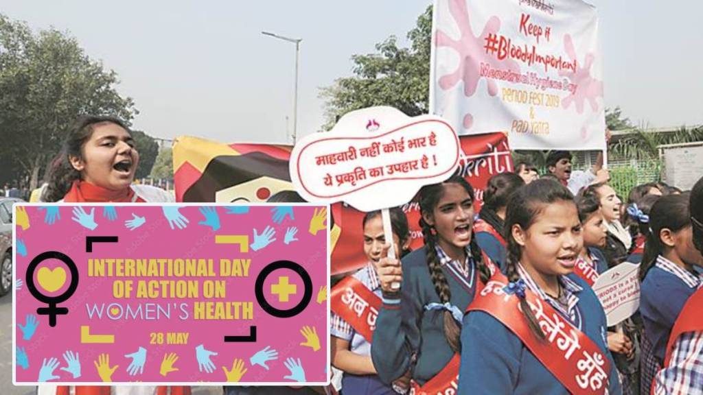 Article raising awareness for menstrual hygiene and Women Health