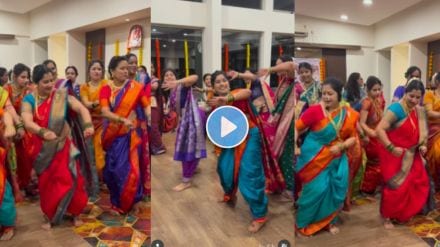 Marathi woman in nauwari saree dancing gracefully on an English song – viral video