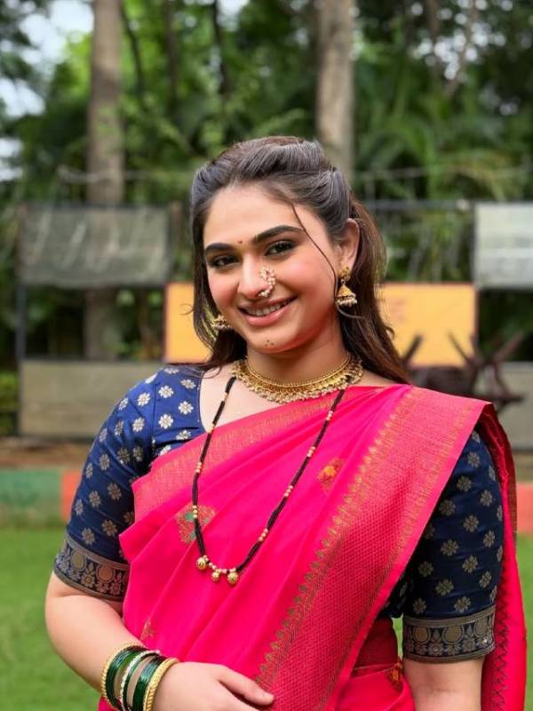 Aishwarya shete beautiful saree look