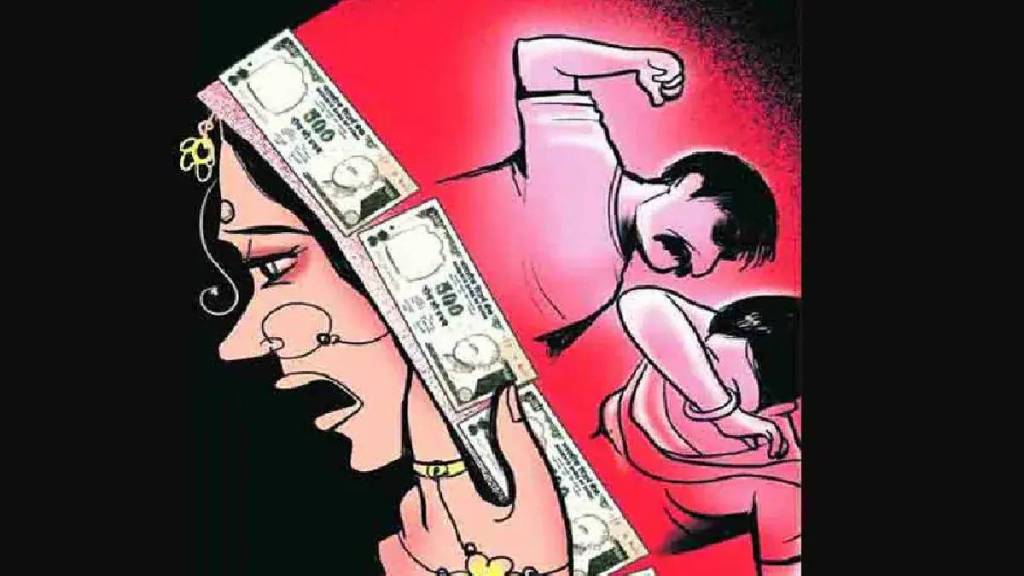 Husband tried to strangle wife to death for dowry. Husband tried to strangle wife to death for dowry.