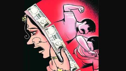 Husband tried to strangle wife to death for dowry. Husband tried to strangle wife to death for dowry.
