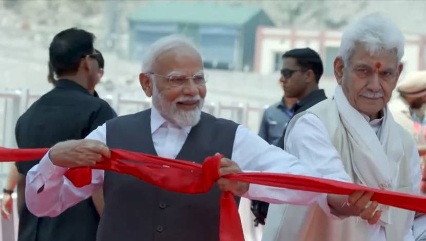 Chenab Bridge Narendra Modi
