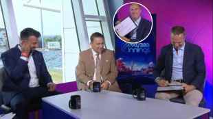 Chetshwar Pujara Take Michael Vaughan Autograph on The Photo Frame of His Tweet He Predicted 4 0 Whitewash for India