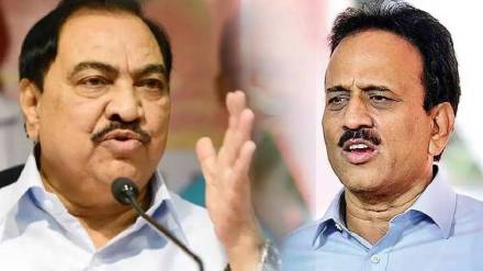 Eknath Khadse allegations nephew spent seven years Girish Mahajan Ashwini Bidre murder case