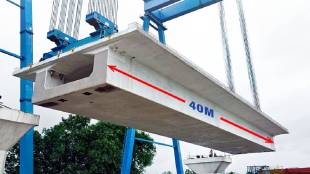 maharashtra Bullet Train Project update First full-length box girder successfully erected in state