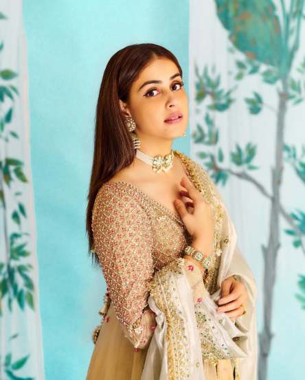 Genelia Deshmukh Purple Anarkali Dress