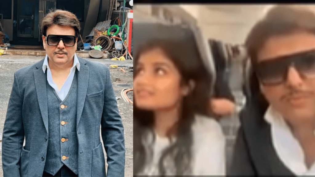 govinda in flight video goes viral seen resting on little girl shoulder govinda in flight video goes viral seen resting on little girl shoulder