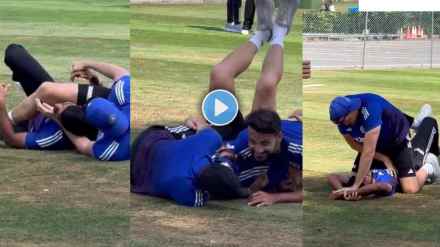 Arshdeep Singh Morne Morkel Akashdeep WWE Fighting in India Practice Session Video Viral IND vs ENG