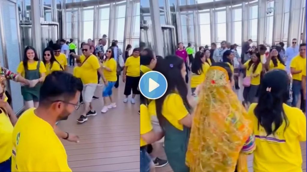 Indian tourists performing Garba on Burj Khalifa sparks outrage
