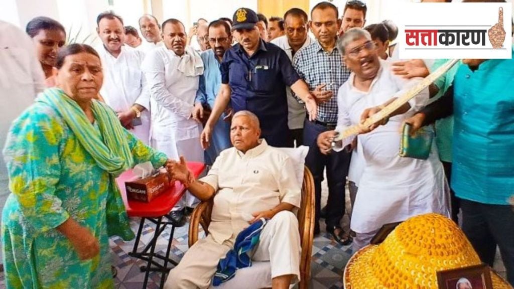 राष्ट्रीय जनता दल (आरजेडी) प्रमुख लालू प्रसाद यादव यांच्या एका व्हिडीओमुळे सध्या बिहारमध्ये राजकीय वातावरण तापले झाले आहे. (छायाचित्र-इंडियन एक्सप्रेस)