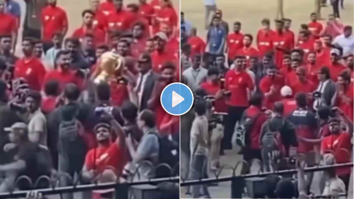 IPL 2025: जितेश शर्माच्या हातून निसटली IPL ट्रॉफी अन् मैदानावर पडली, खेळाडूंनी पाहताच…; चिन्नास्वामी मैदानावरील घटनेचा VIDEO व्हायरल