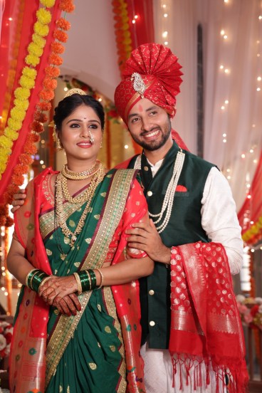 Lakshmi Niwas TV Serial Siddhu Bhavana Wedding