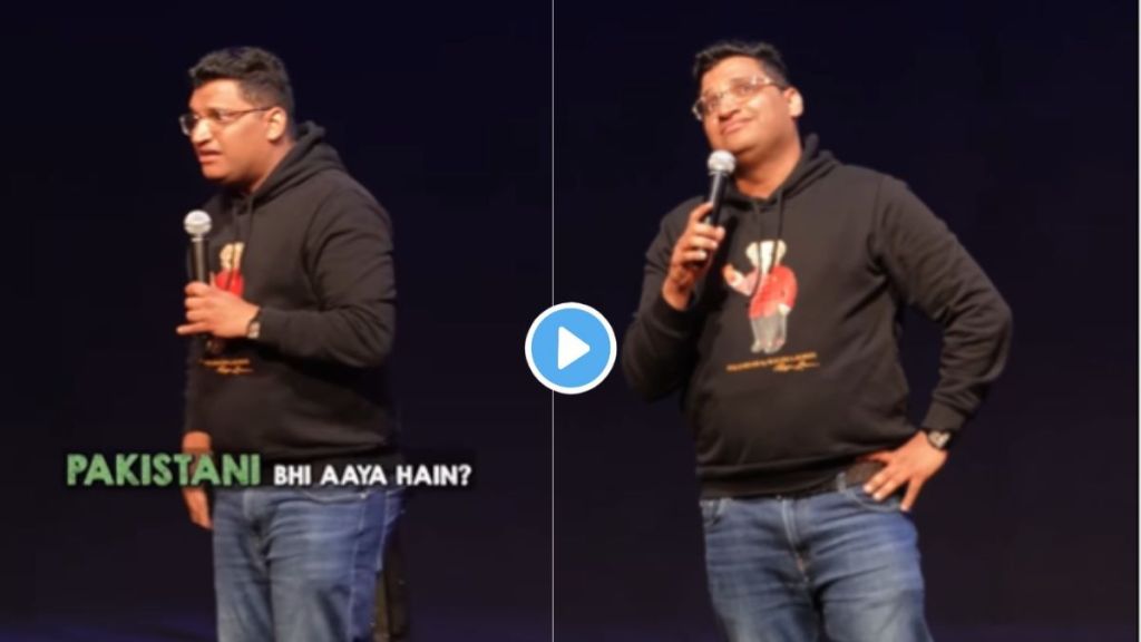 Comedian Gaurav Gupta roast Pakistani fan viral Video Comedian Gaurav Gupta roast Pakistani fan viral Video