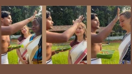 Kerala travel vlogger video sparks outrage for applying sindoor on womens foreheads