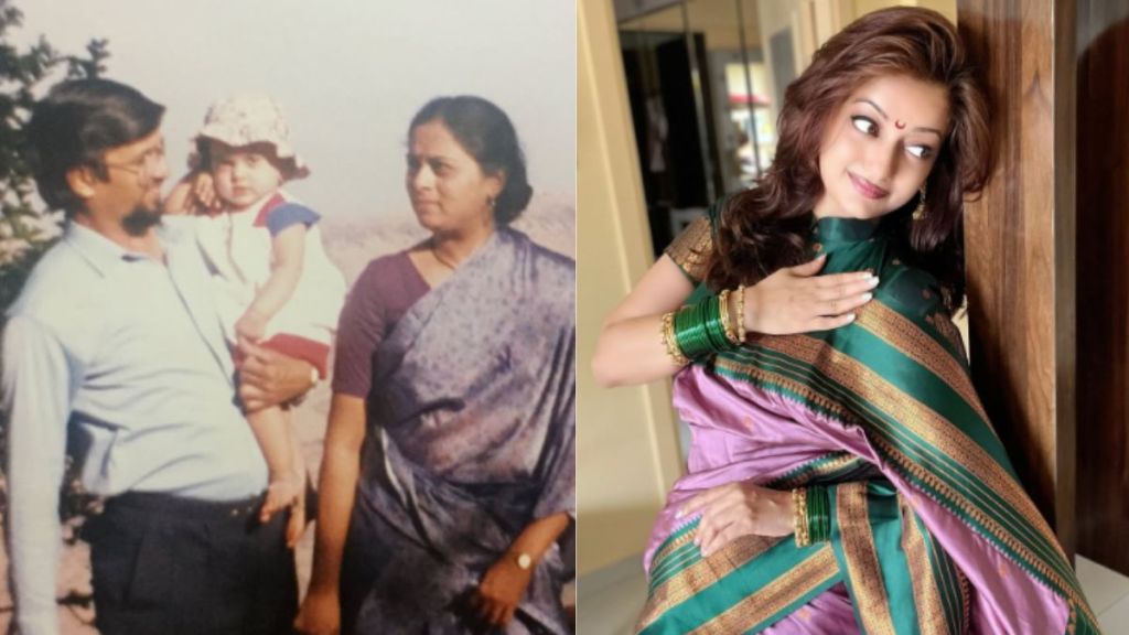 actress manasi naik shared a special post for father on of fathers day