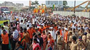 sant dnyaneshwar mauli palkhi in barad phaltan