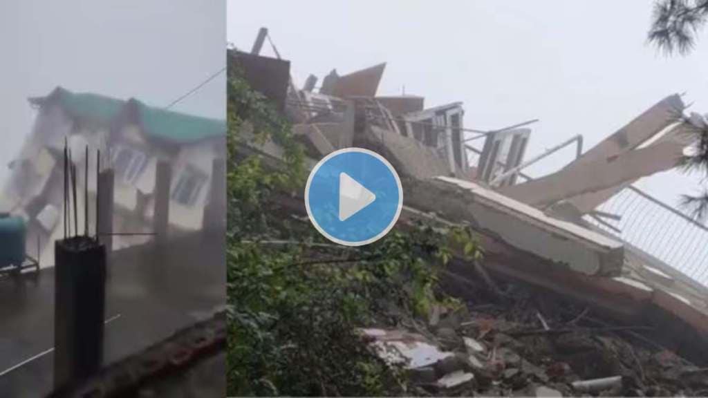 Multi-Storey Building Collapses Like pack of cards in Shimla