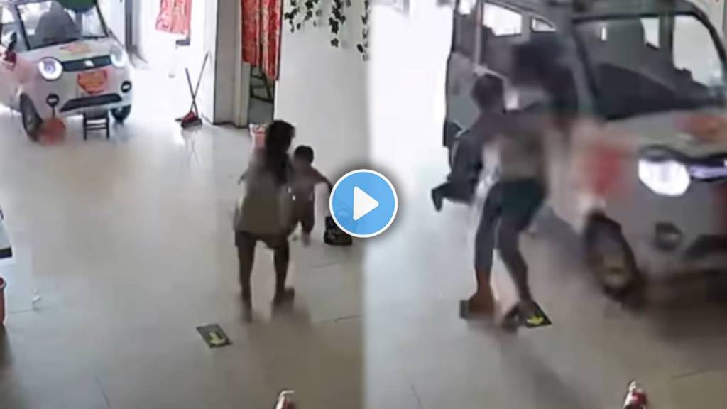 car enter in house
