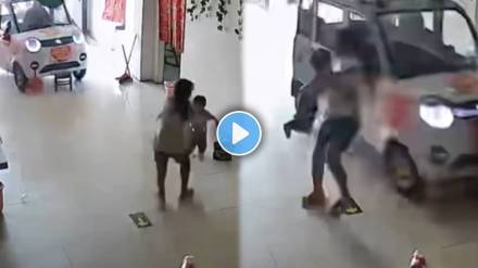 car enter in house