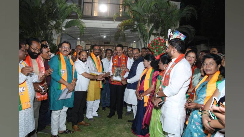 BJP MLA Jorgewar met CM Fadnavis