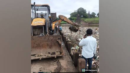 Kolhapur rains spared floods but plastic waste flooded Panchganga riverbed on Friday